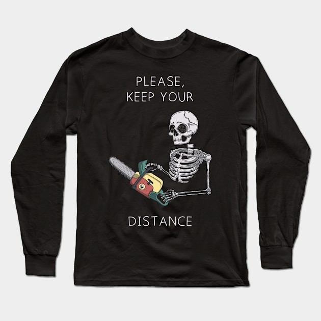 Keep your distance Long Sleeve T-Shirt by aStro678